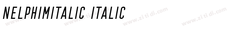 NelphimItalic Italic字体转换